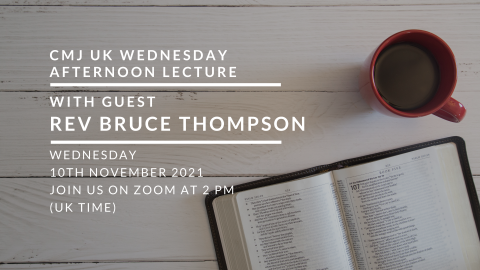 CMJ UK Rev Bruce Thompson Lecture