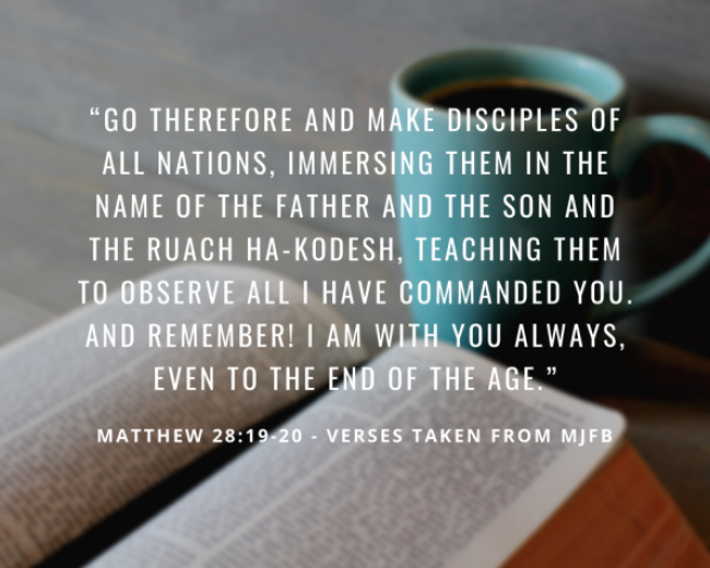 Matthew 28 19-20